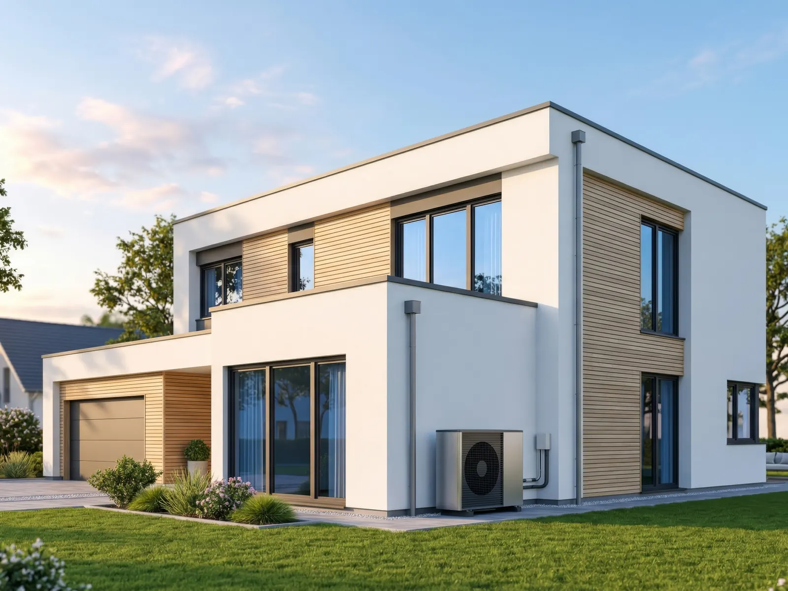 Modernes Einfamilienhaus mit Garten – Steuererklärung für Immobilienbesitzende
